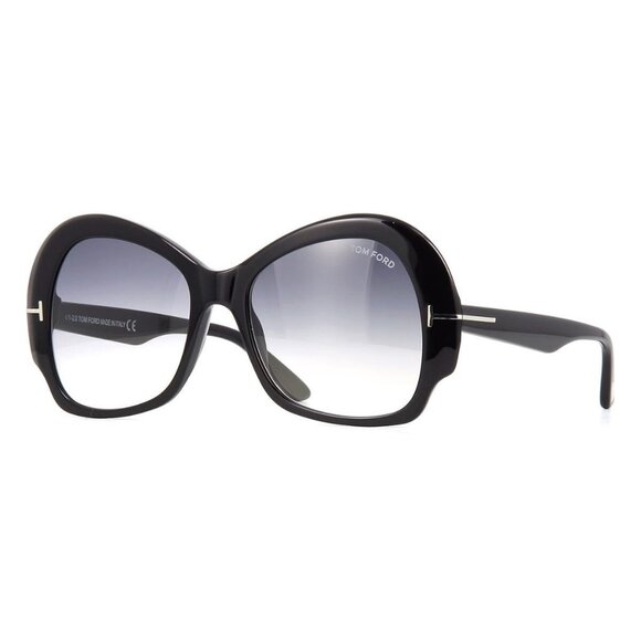 Tom Ford Accessories - A0903Z New TOM FORD Zelda Black Square FT0874/S 01B Sunglasses Women